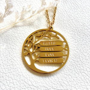 Faith Hope Love Necklace